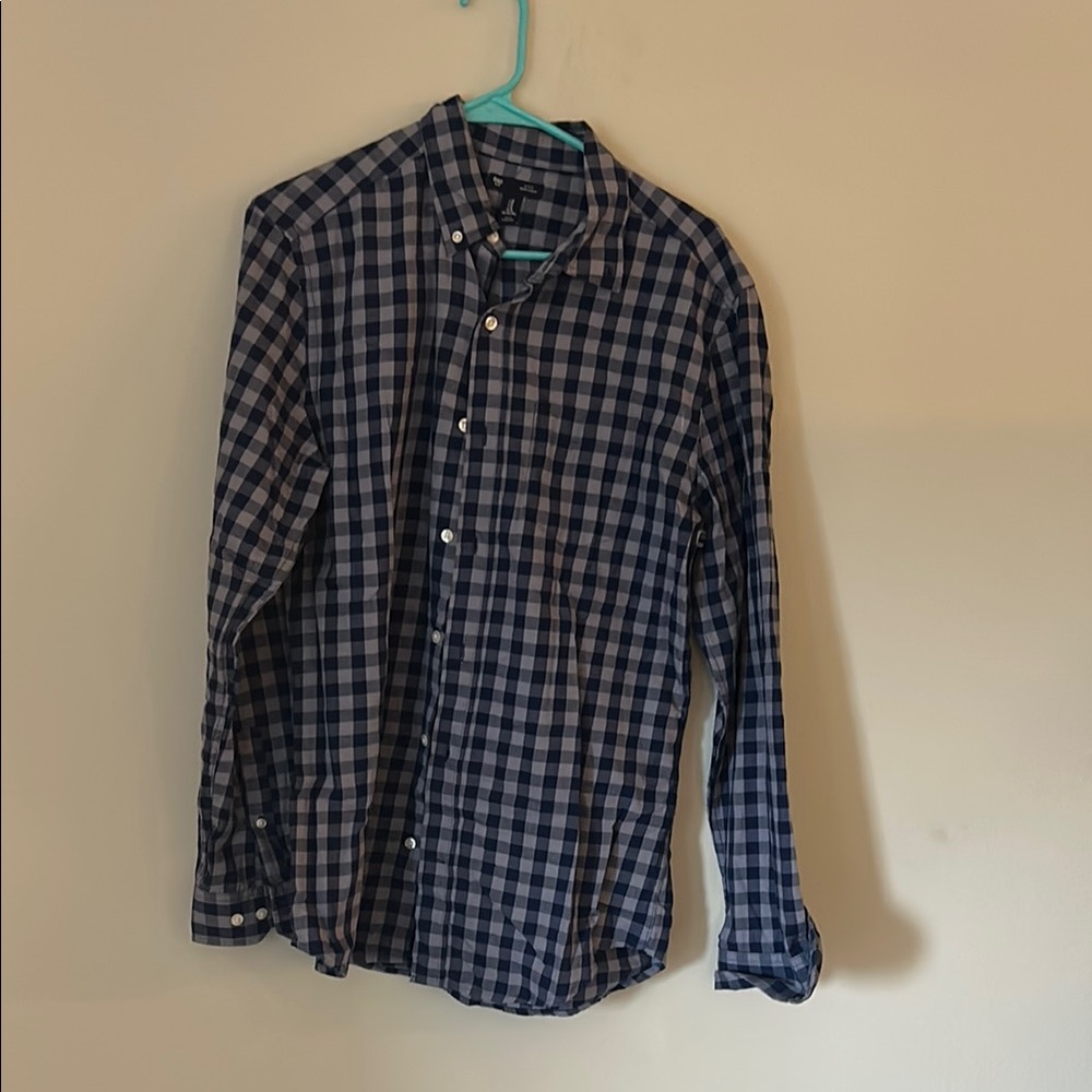 GAP Blue Casual Button Down Shirt